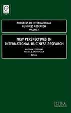 New Perspectives in International Business Research