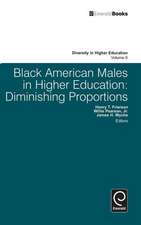 Black American Males in Higher Education – Diminishing Proportions