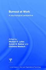 Burnout at Work: A psychological perspective