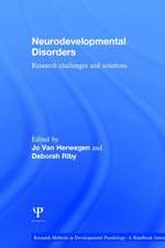 Neurodevelopmental Disorders: Research challenges and solutions