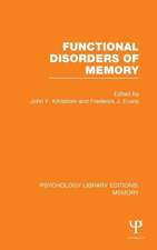 Functional Disorders of Memory (PLE: Memory)