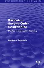 Pavlovian Second-order Conditioning: Studies in Associative Learning
