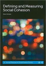 Defining and Measuring Social Cohesion