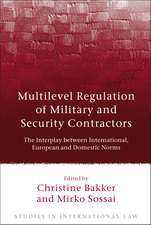 Multilevel Regulation of Military and Security Contractors