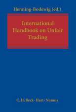 International Handbook on Unfair Competition