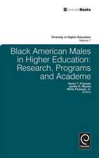 Black American Males in Higher Education – Research, Programs and Academe