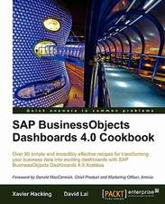 SAP Businessobjects Dashboards 4.0 Cookbook