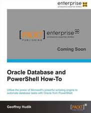 Oracle Database and Powershell How to