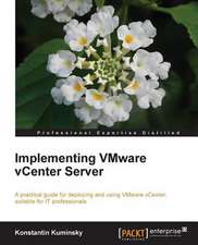 Implementing Vmware Vcenter Server