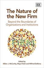 The Nature of the New Firm – Beyond the Boundaries of Organizations and Institutions