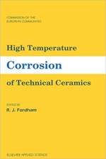 High Temperature Corrosion of Technical Ceramics