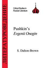 Pushkin's Eugene Onegin