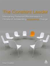 The Constant Leader: Maintaining personal effectiveness in a climate of accelerating educational change