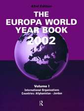 Europa World Year Bk 2002 V1