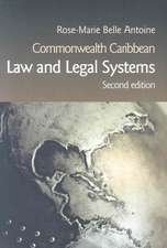 Commonwealth Caribbean Law and Legal Systems