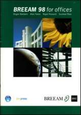 Breeam 98 for Offices: An Environmental Assessment Method for Office Buildings (Br 350)