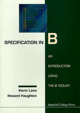 Specification in B: An Introduction Using the B Toolkit