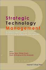 Strategic Technology Management: Building Bridges Between Sciences, Engineering and Business Management