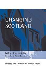 Changing Scotland – Evidence from the British Hous ehold Panel Survey