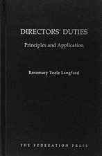 Dire Ctors' Duties: Principles and Application