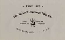 Russell Jennings Manufacturing Company Trade Catalog, 1899