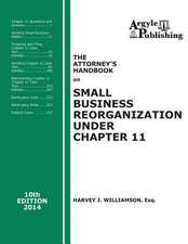 The Attorney's Handbook on Small Business Reorganization Under Chapter 11