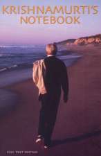Krishnamurti, J: Krishnamurti'S Notebook