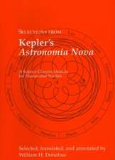 Selections from Kepler's Astronomia Nova