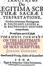 On the Legitimate Interpretation of Holy Scripture