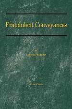 Fraudulent Conveyances