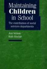 Vernon, J: Maintaining Children in School