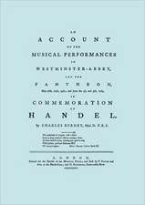 Account of the Musical Performances in Westminster Abbey and the Pantheon May 26th, 27th, 29th and June 3rd and 5th, 1784 in Commemoration of Handel.: An Exploration of Disabilityand Ability in Dreams