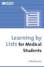 Learning by Lists for Medical Students