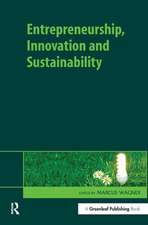 Entrepreneurship, Innovation and Sustainability