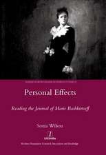 Personal Effects: Reading the Journal of Marie Bashkirtseff