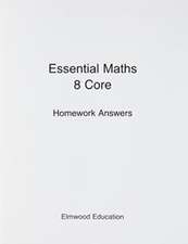 Essential Maths 8 Core Homework Answers