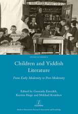 Children and Yiddish Literature: From Early Modernity to Post-Modernity