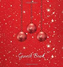 Christmas Party Guest Book (HARDCOVER), Party Guest Book, Birthday Guest Comments Book, House Guest Book, Seasonal Party Guest Book, Special Events & Functions