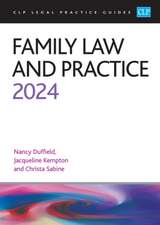 Duffield: Family Law and Practice 2024