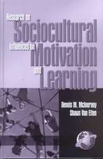 Research on Sociocultural Influences on Motivation and Learning Vol. 1 (Hc)