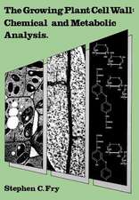 The Growing Plant Cell Wall: Chemical and Metabolic Analysis