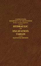 Hydraulic and Excavation Tables, Eleventh Edition