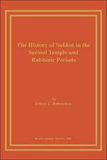 The History of Sukkot in the Second Temple and Rabbinic Periods