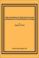 The Doctrine of the Divine Name