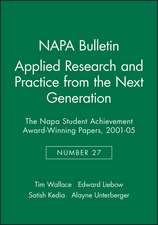 Applied Research and Practice from the Next Generation