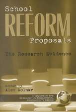 School Reform Proposals