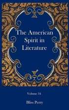 The American Spirit in Literature