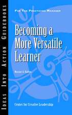 Becoming a More Versatile Learner