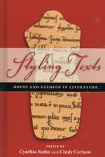 Styling Texts: Dress and Fashion in Literature