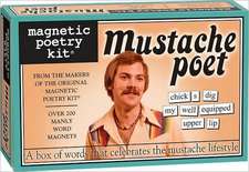 Mustache Poet Magnets